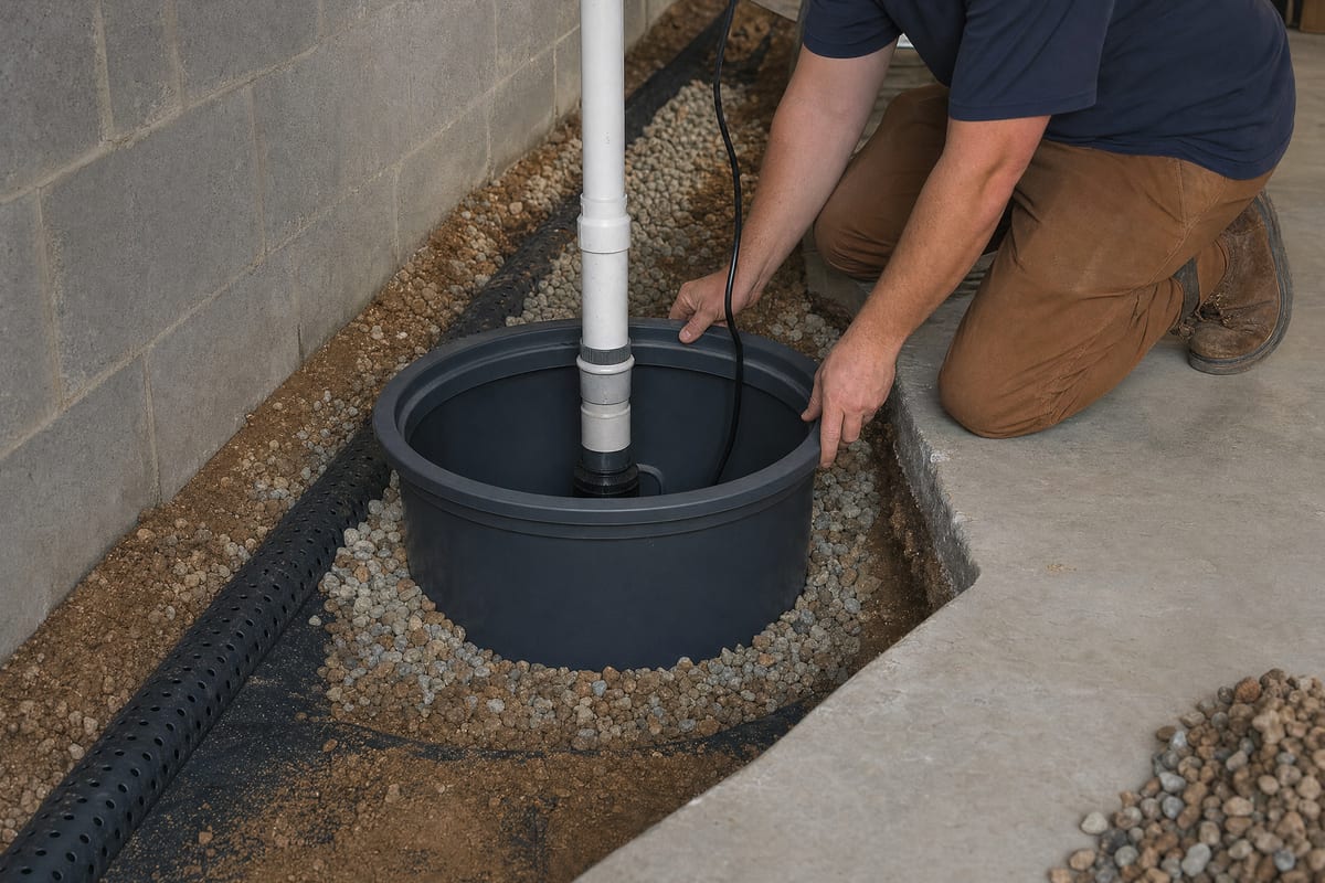 Basement Waterproofing work