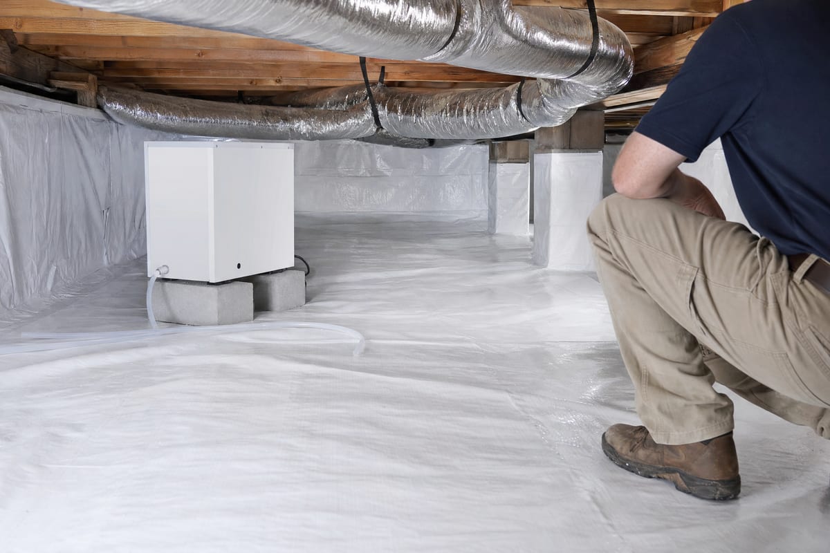 Crawl Space Encapsulation work